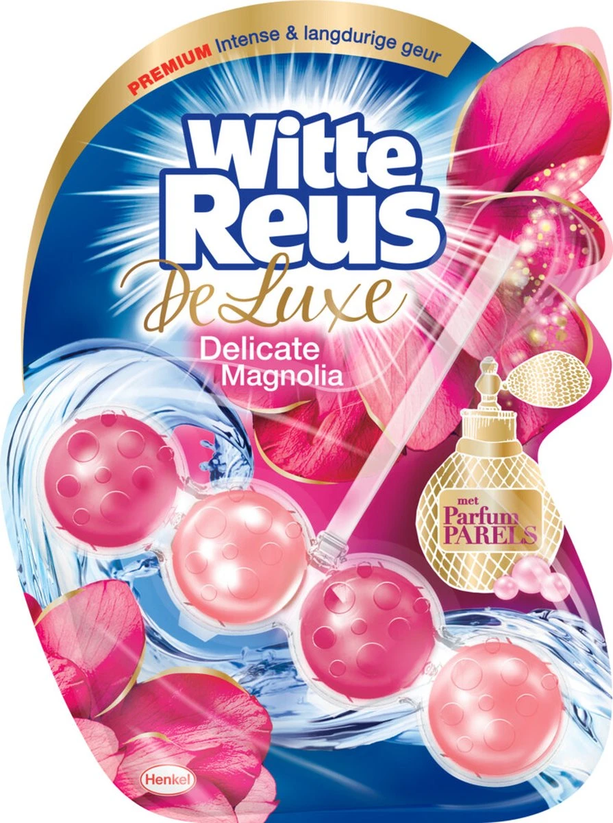 Witte Reus DeLuxe Toiletblok - Delicate Magnolia - WC Blokjes Voordeelverpakking - 10 Stuks 19 Witte Reus DeLuxe Toiletblok - Delicate Magnolia - WC Blokjes Voordeelverpakking - 10 Stuks - Afbeelding 17