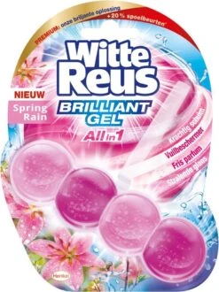 Witte Reus Brilliant Gel Allin1 Toiletblok - Spring Rain - WC Blokjes Voordeelverpakking - 11 Stuks 14 Witte Reus Brilliant Gel Allin1 Toiletblok - Spring Rain - WC Blokjes Voordeelverpakking - 11 Stuks -Schoonmaakmiddelen 897x1200 1