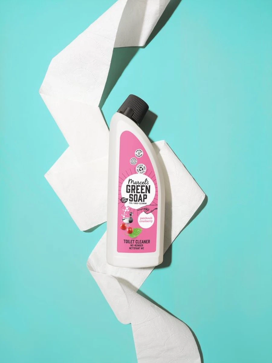 Marcel's Green Soap Toiletreiniger Patchouli & Cranberry - 6 X 750 Ml 6 Marcel's Green Soap Toiletreiniger Patchouli & Cranberry - 6 X 750 Ml - Afbeelding 4