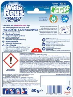 Witte Reus Kracht Actief Toiletblok - Bloesem - WC Blokjes Voordeelverpakking - 10 Stuks -Schoonmaakmiddelen 901x1200 2