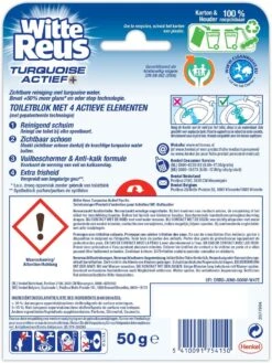 Witte Reus Turquoise Actief Toiletblok - Pacific - WC Blokjes Voordeelverpakking - 10 Stuks 22 Witte Reus Turquoise Actief Toiletblok - Pacific - WC Blokjes Voordeelverpakking - 10 Stuks -Schoonmaakmiddelen 901x1200