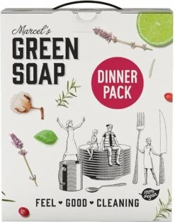 Marcel's Green Soap Dinner Pack - 1 X 1 Box -Schoonmaakmiddelen 947x1200 1