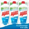 Ajax® Ajax Allesreiniger Fris 6 X 1.25L - Voordeelverpakking -Schoonmaakmiddelen 953x1200