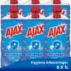 Ajax® Ajax Allesreiniger 100% Hygiene 6 X 1L - Voordeelverpakking -Schoonmaakmiddelen 959x1200