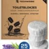 Witte Toiletblokjes Voor Inbouwreservoir Voor O.a Geberit En Grohe - 25 Stuks - Met Lavendel - Vlekvrij - Stortbakblokjes -Schoonmaakmiddelen 965x1200